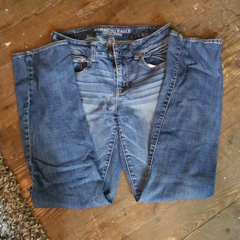 American Eagle Super Stretch Straight Jeans